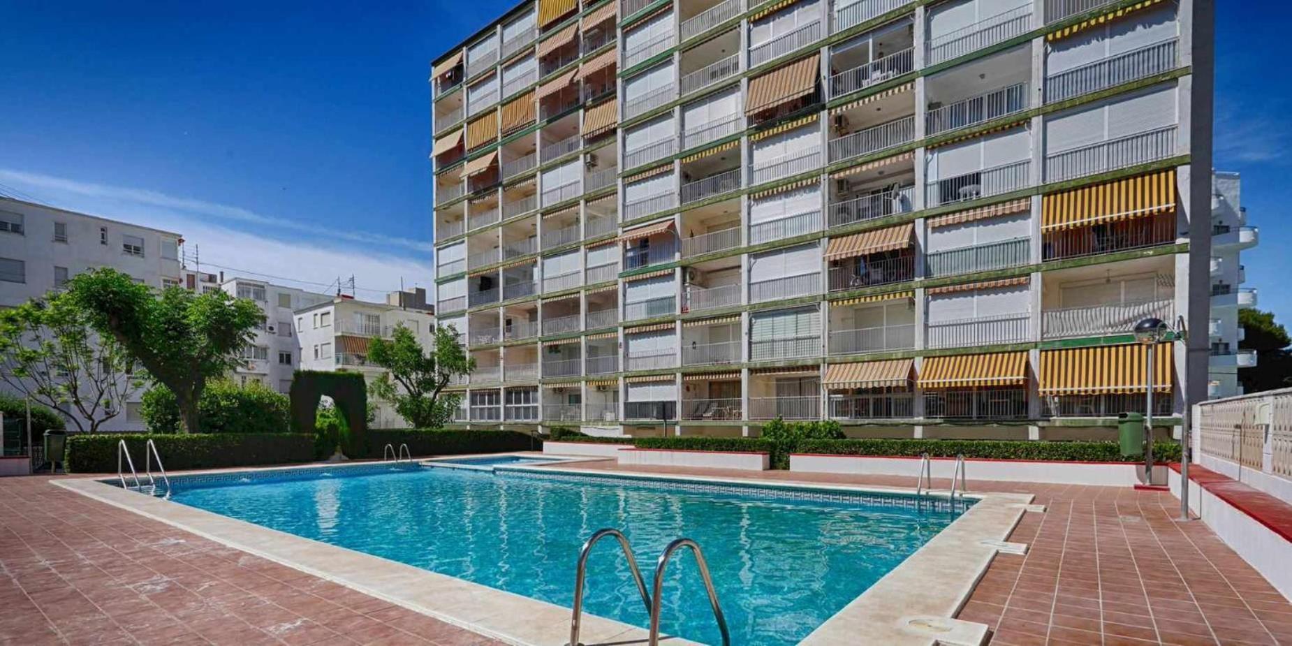 Apartamento Brasil Mar Playa de Gandia Bagian luar foto
