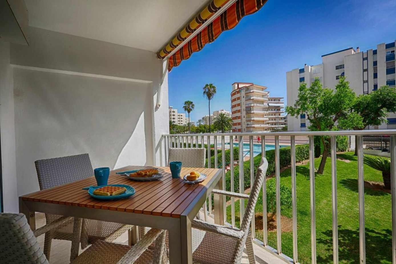 Apartamento Brasil Mar Playa de Gandia Bagian luar foto