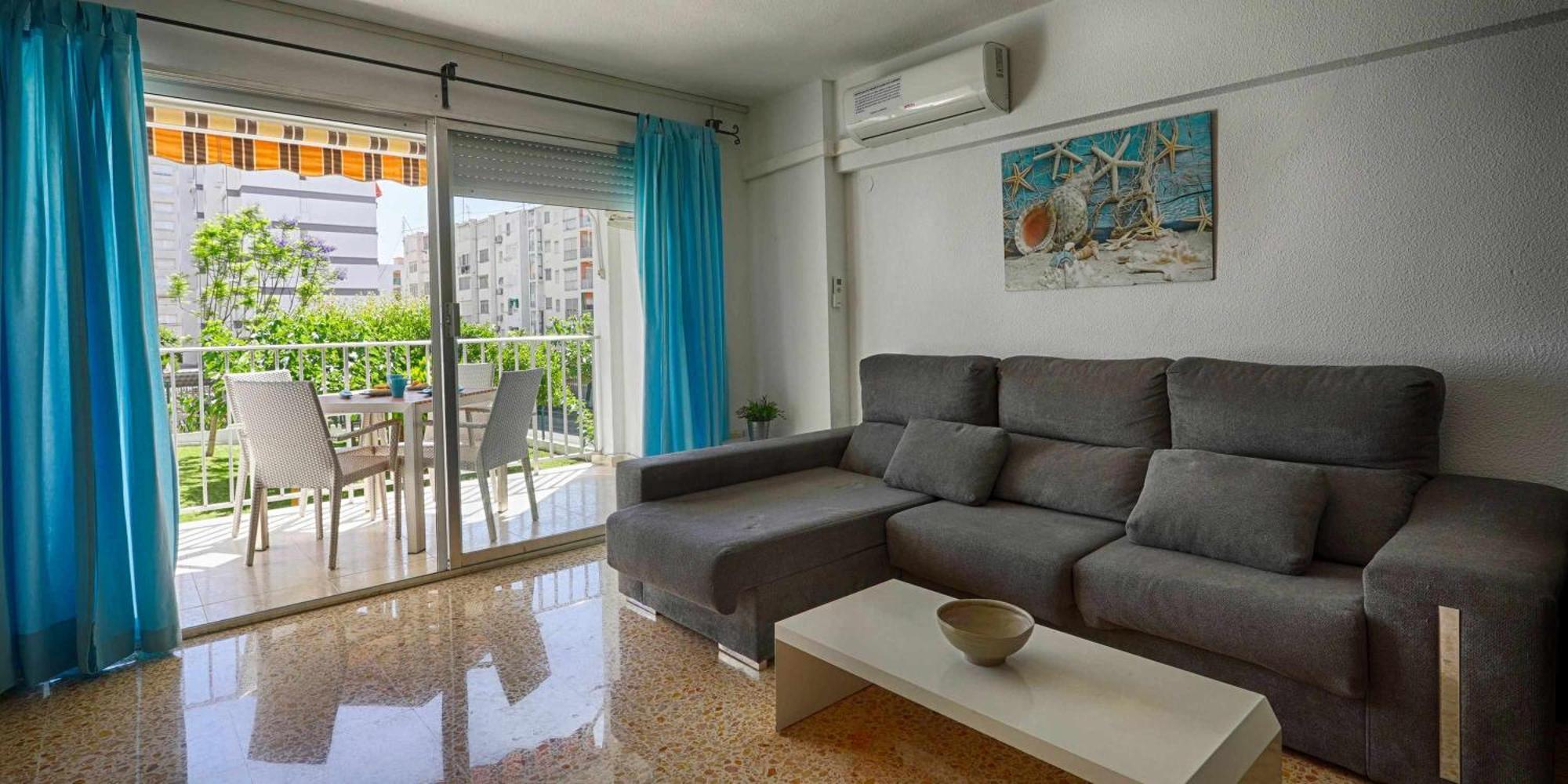 Apartamento Brasil Mar Playa de Gandia Bagian luar foto